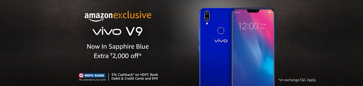 Vivo V9 now available in Sapphire Blue color