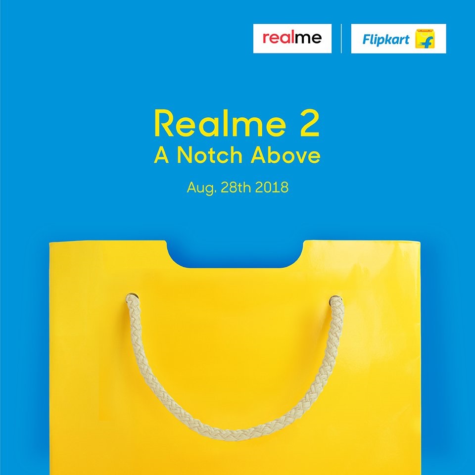 Realme 2 To Launch On August 28 As Flipkart Exclusive