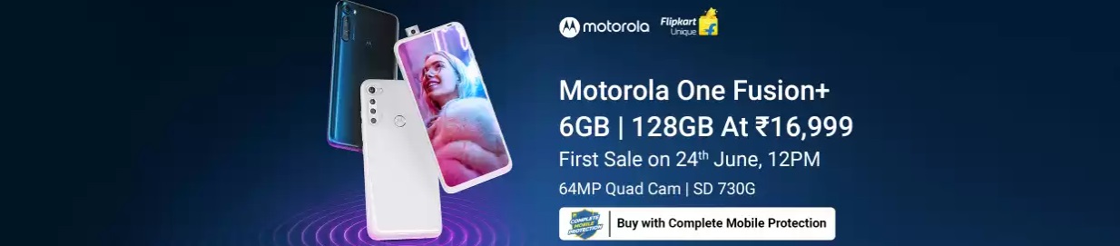 Motorola One Fusion+ with 5000mAh Battery Launched: Features, Specifications, and Price
